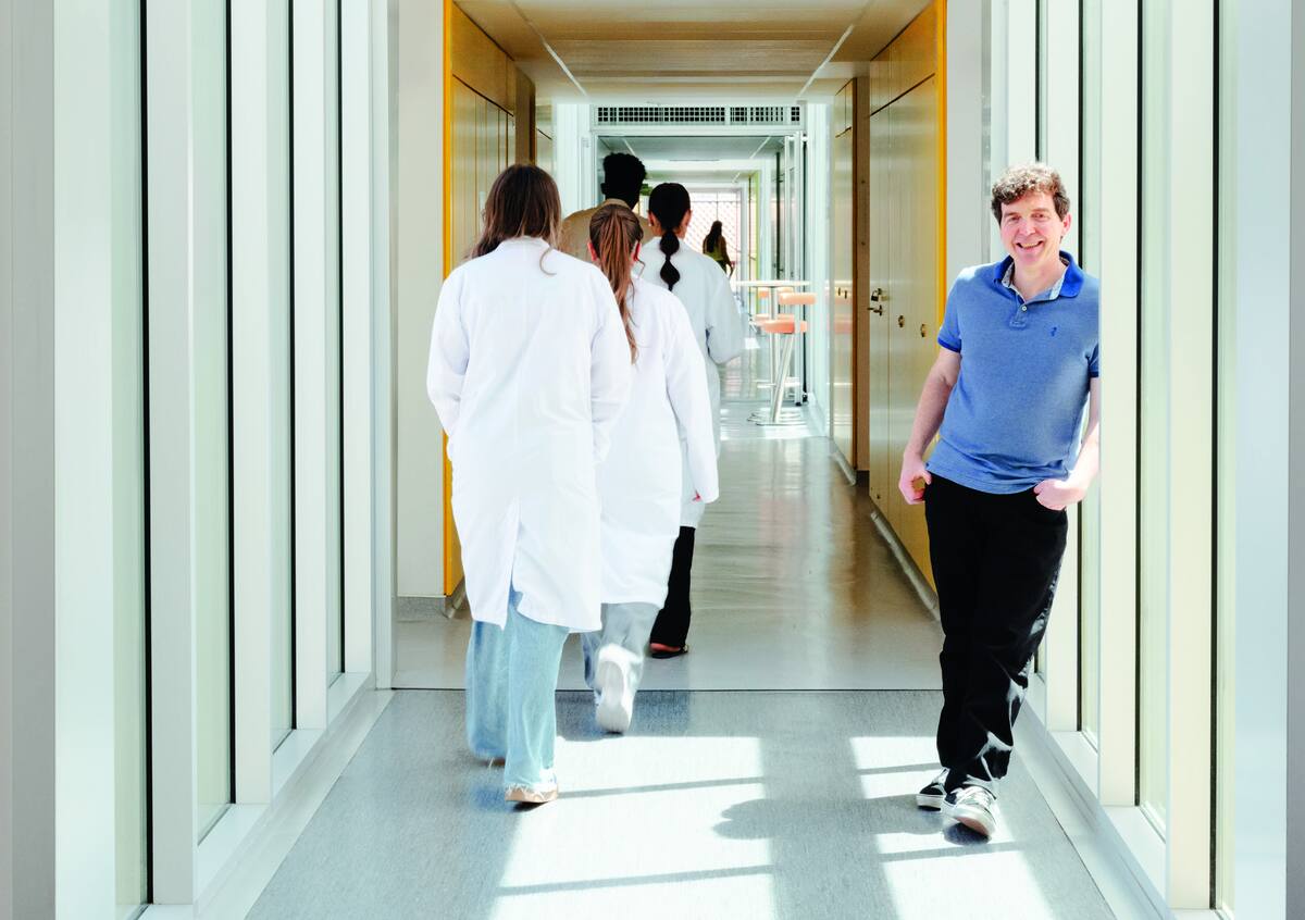 Stéphane Taliana dans les locaux de l'IHU Immun4Cure
